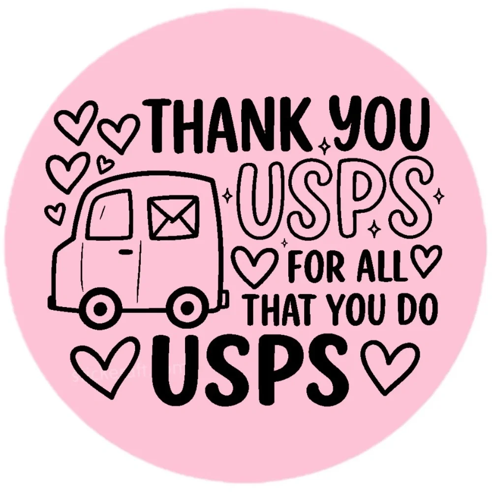 Thank You USPS Stickers for Packages & Envelopes – 2